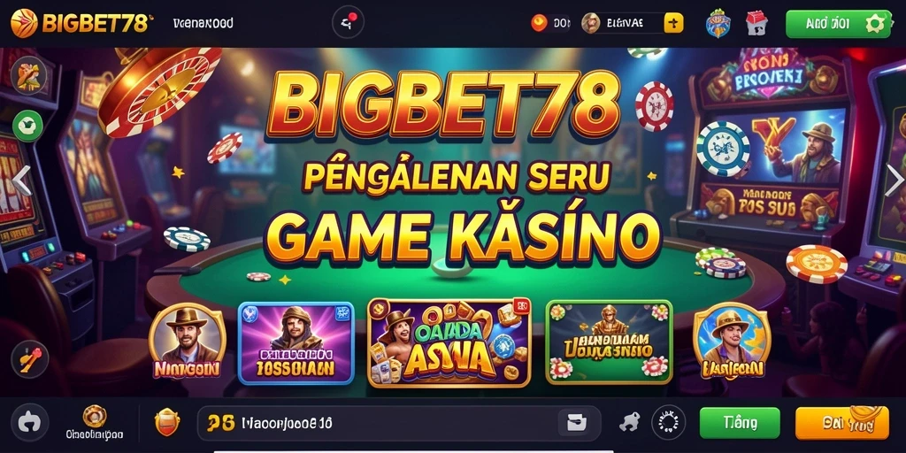 Tampilan gameplay seru dan menantang dalam BIGBET78.