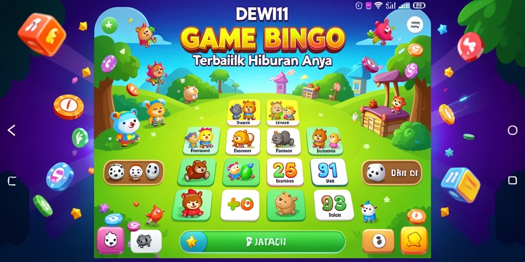 Tangkapan layar gameplay DEWI11 yang menunjukkan keseruan Bingo.