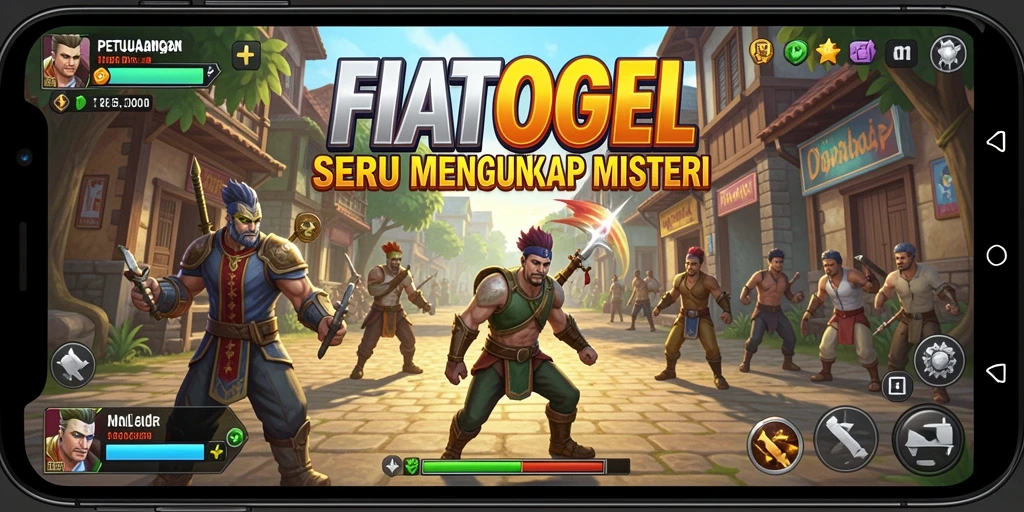 Tampilan gameplay FIATOGEL yang menegangkan dan penuh aksi.