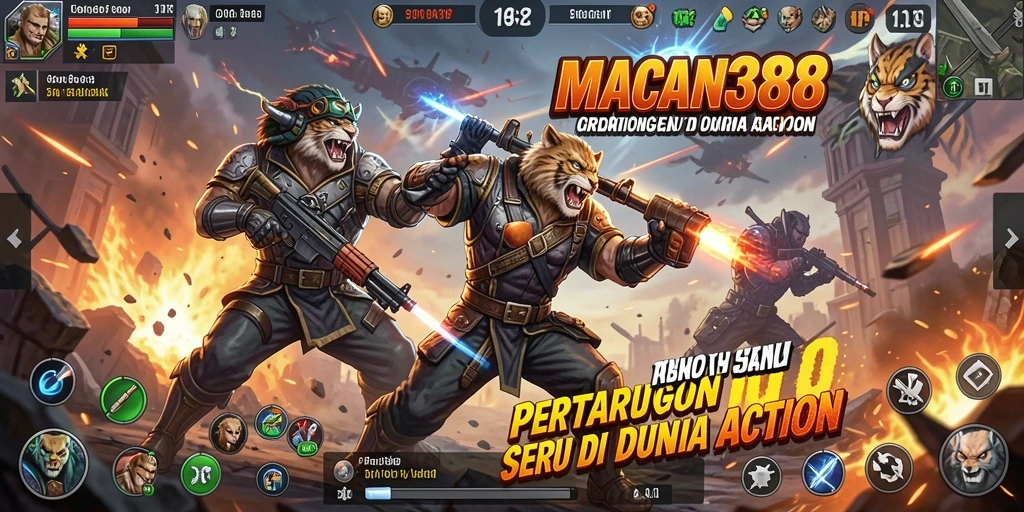 Tampilan gameplay seru dan menegangkan di MACAN388.