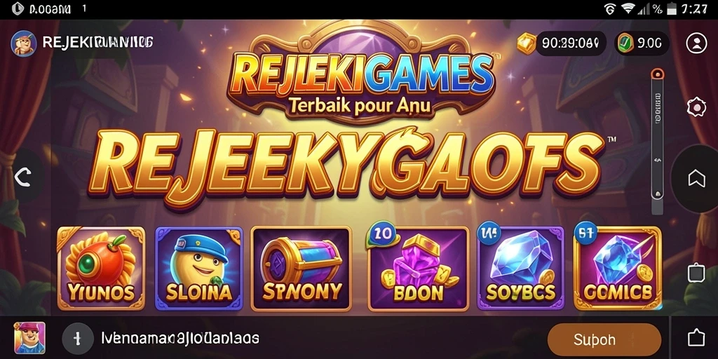 Tampilan gameplay seru di REJEKIGAMES yang membuat pemain betah berlama-lama.