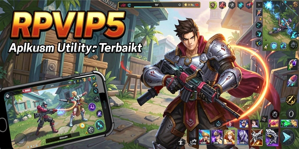 Screenshot RPVIP5 menunjukkan antarmuka aplikasi yang intuitif dan mudah digunakan.