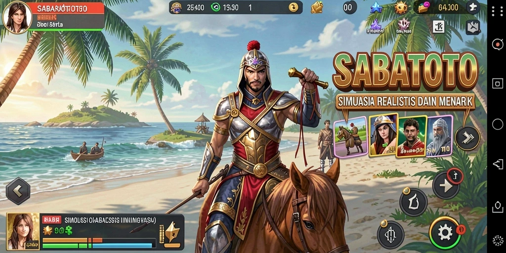 Tampilan gameplay SABATOTO yang menarik dan interaktif.