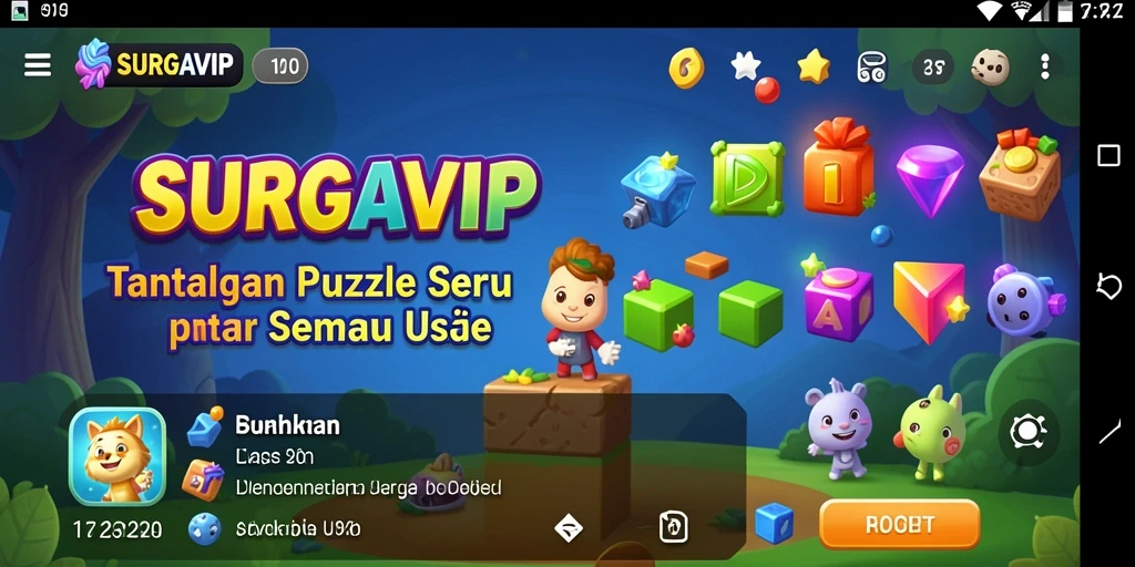 Gameplay SURGAVIP yang menarik dan menantang dalam setiap level.
