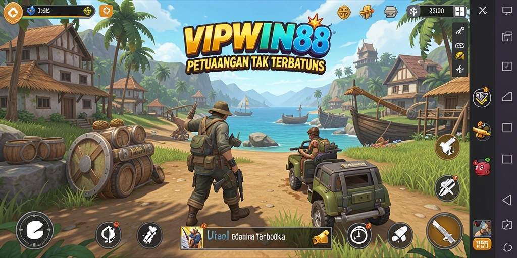 Tampilan gameplay menakjubkan dunia terbuka VIPWIN88.